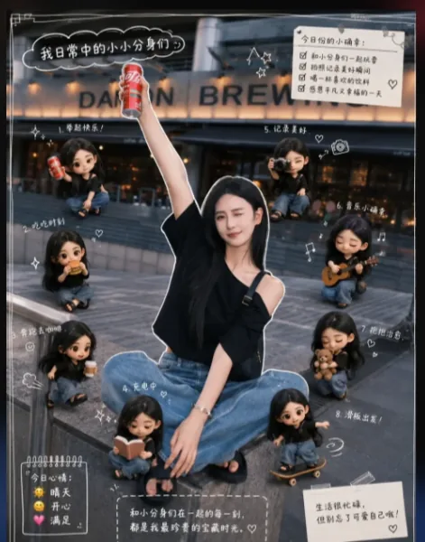 Mini Clone Cafe Selfie Composite reference