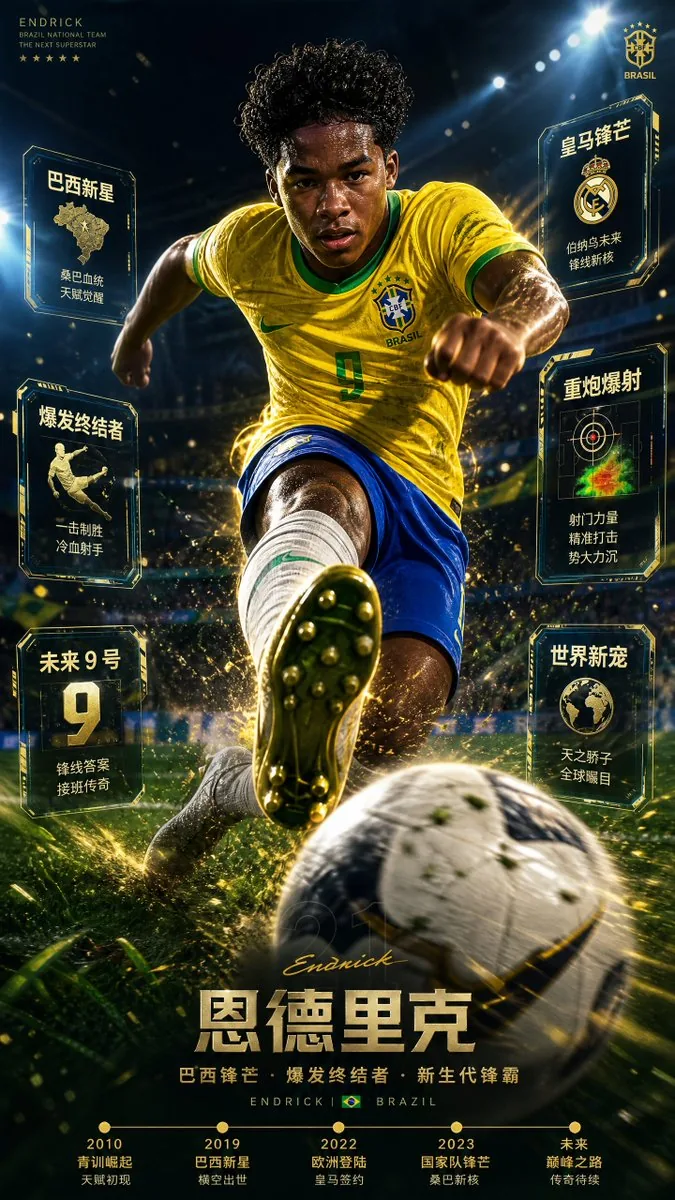 Football Superstar Breakout Profile Poster reference