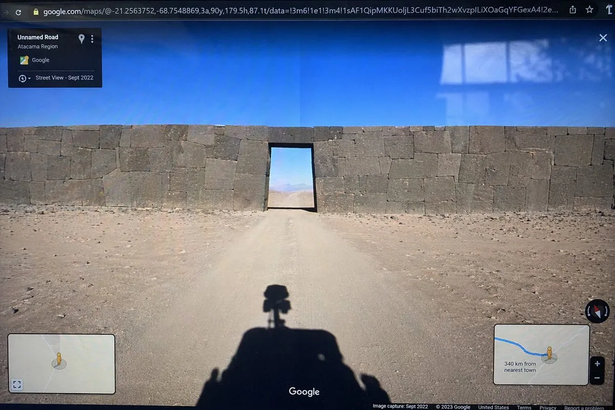 Google Street View Anomaly Screen Photo reference