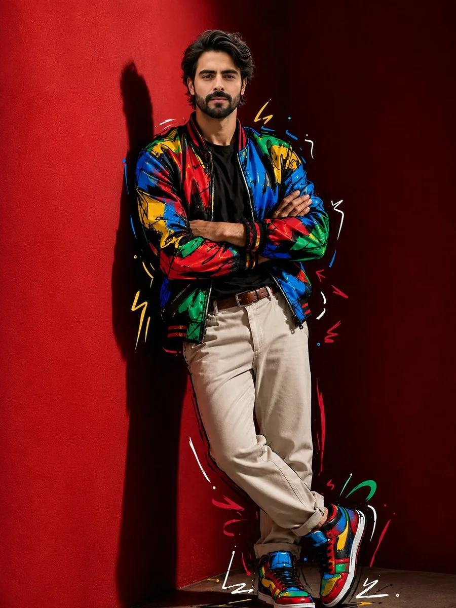 Semi-Illustrated Fashion Photo Edit reference