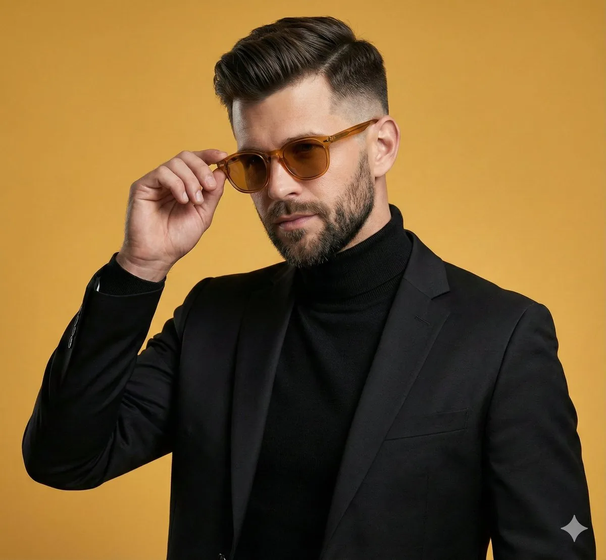 Confident Man Studio Portrait reference