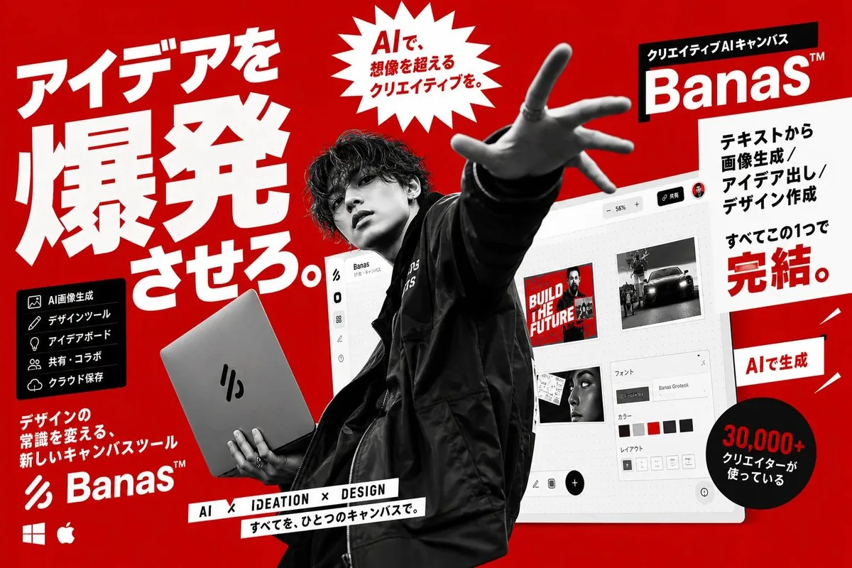 Japanese Creative AI Canvas Ad reference