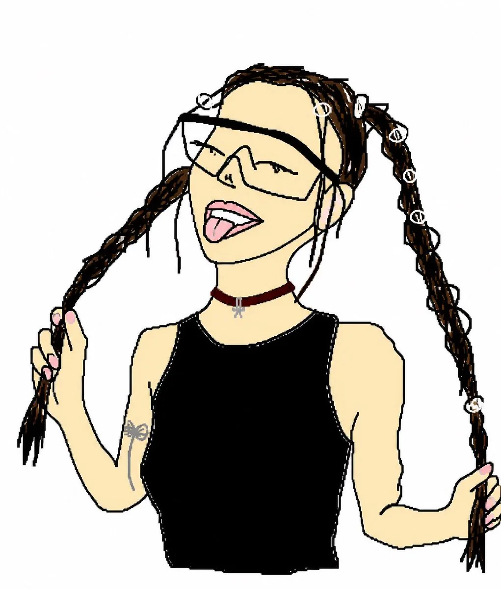 Crude MS Paint Photo Doodle reference