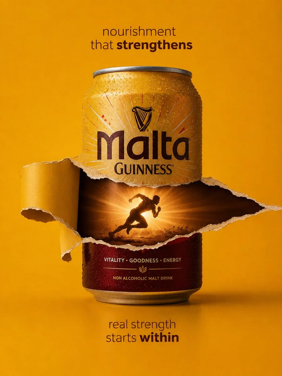 Malta Guinness Inner Strength Ad reference