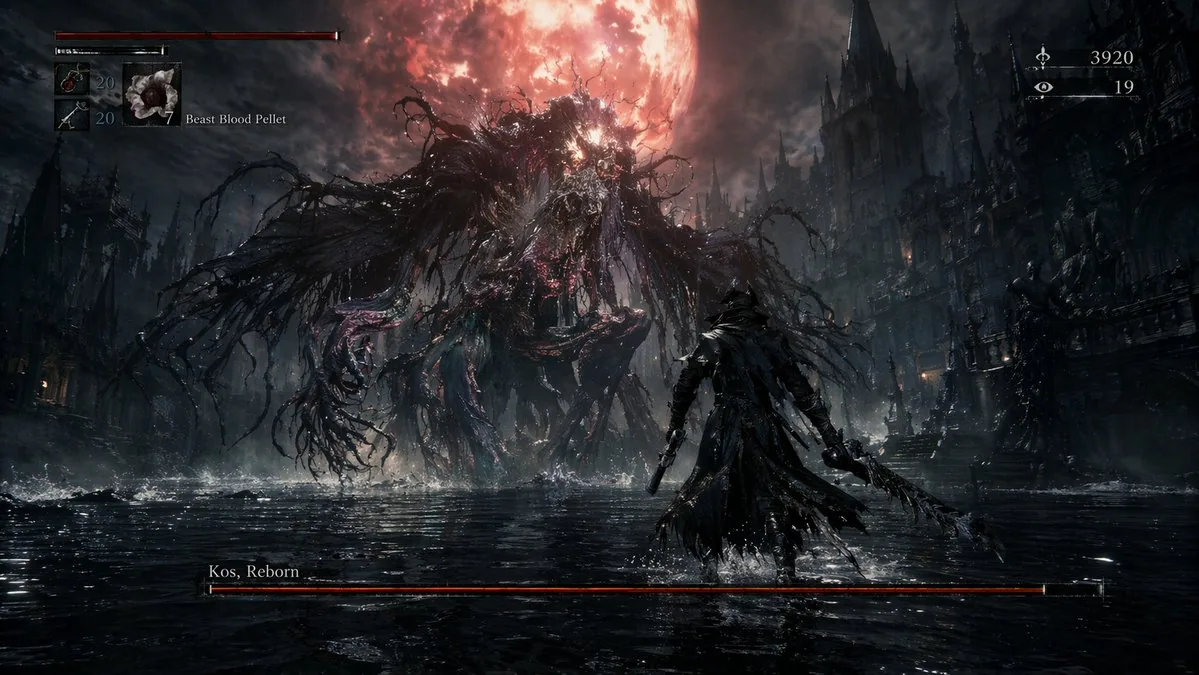 Dark Fantasy RPG Boss Fight Screenshot reference