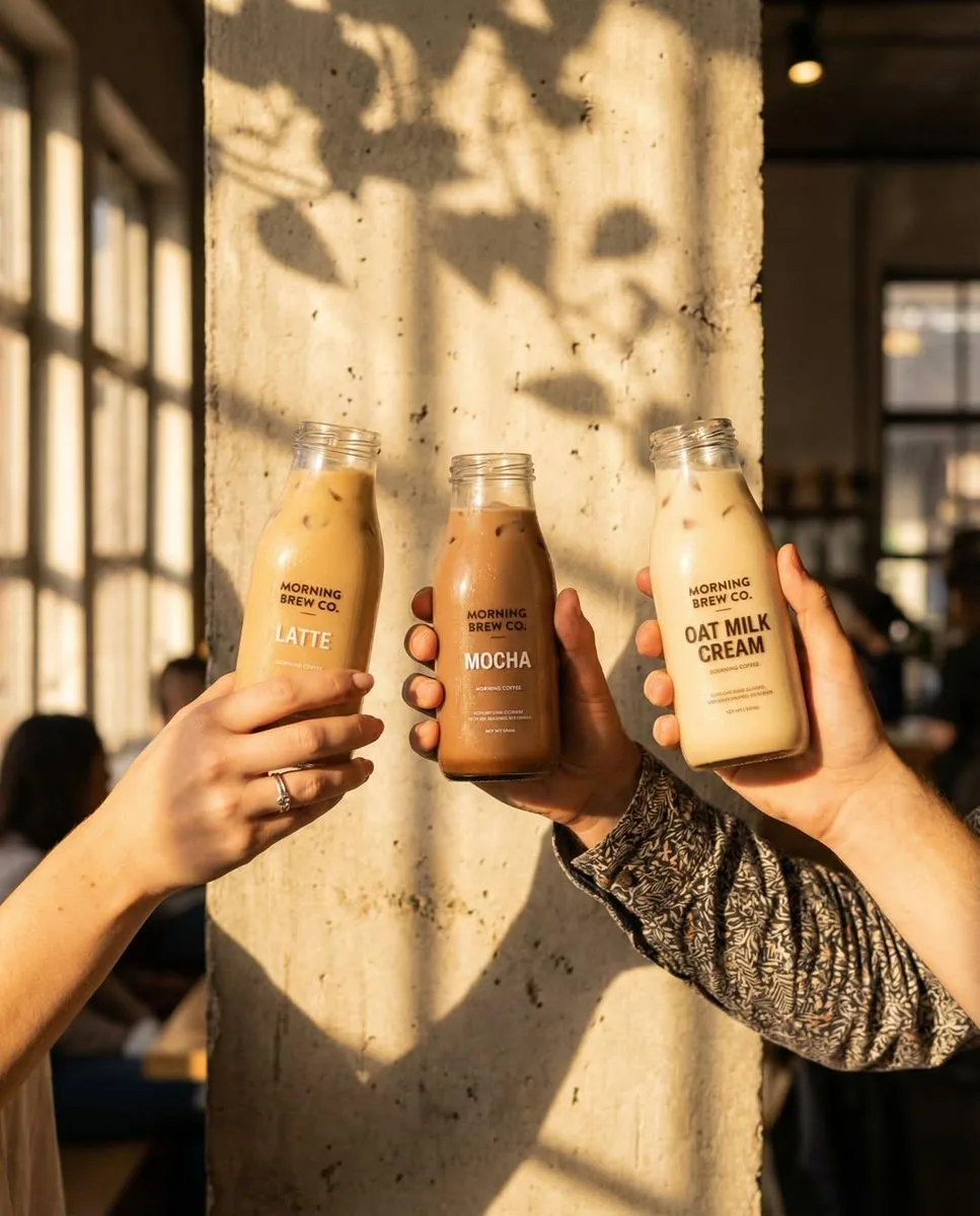 Four Prompts for Commercial Beverage Photography - Nano Banana Pro AI Prompt for Product Marketing reference