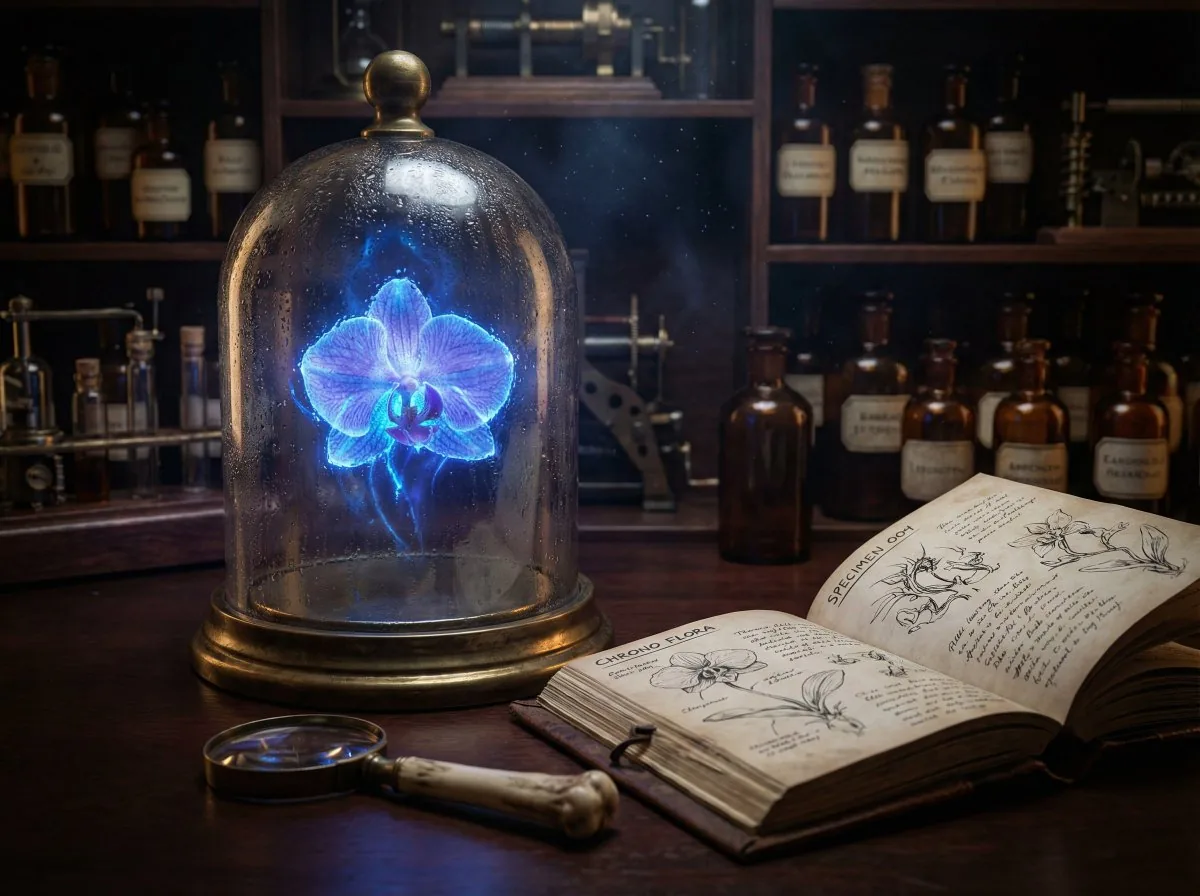 JSON Nano Banana Pro prompt for steampunk botanist workbench - Nano Banana Pro AI Prompt for Infographic / Edu Visual reference