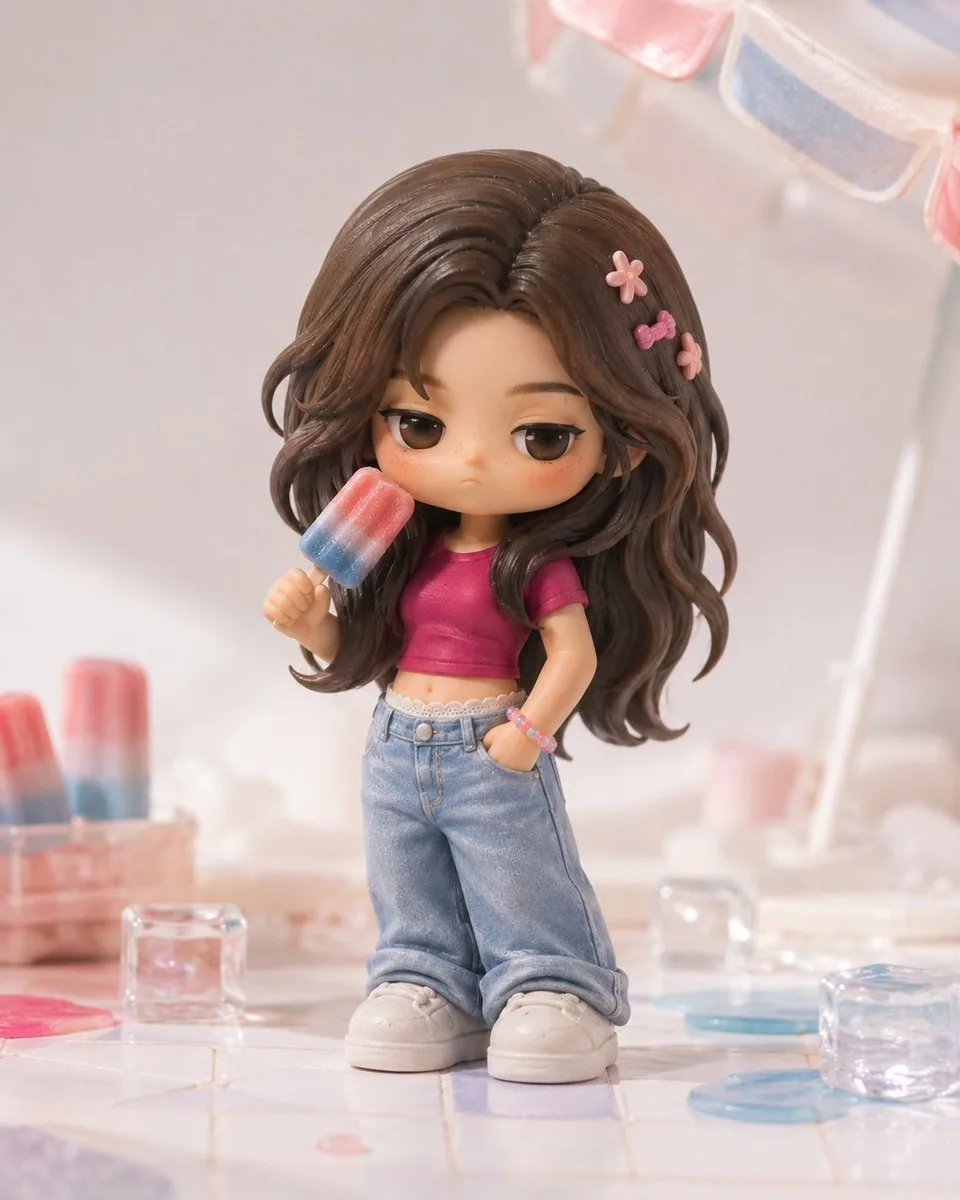 Pop Mart Hirono Style Custom Figure Prompt reference