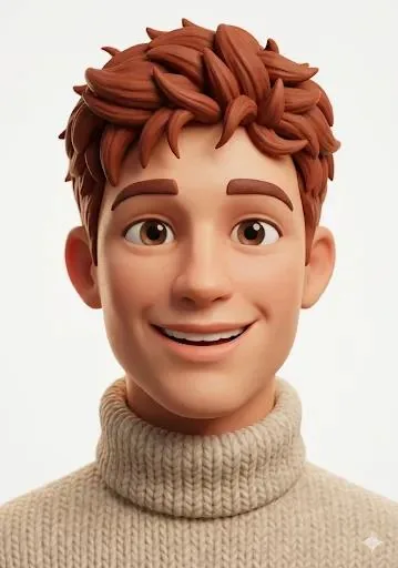 Pixar/Disney Style 3D Character Portrait reference