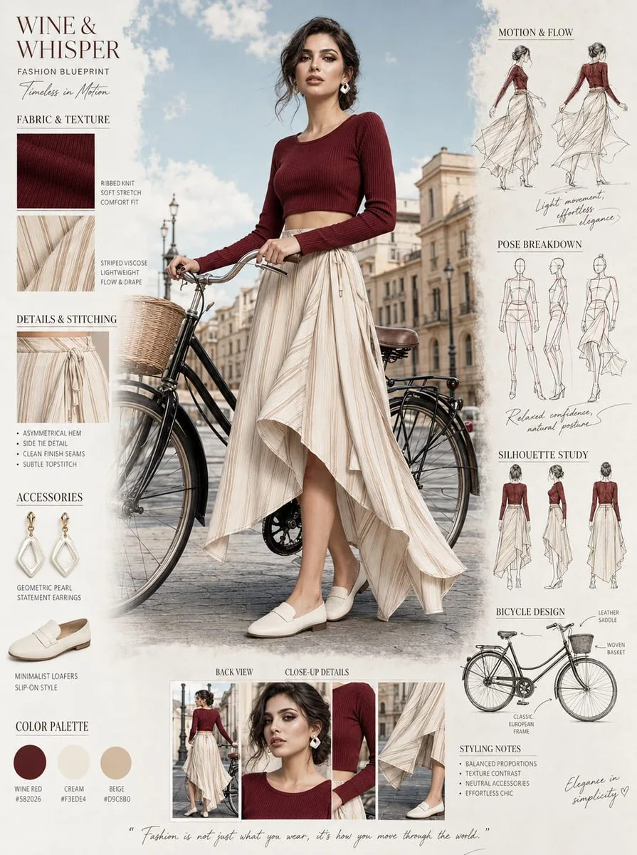 Fashion Blueprint Concept Sheet reference