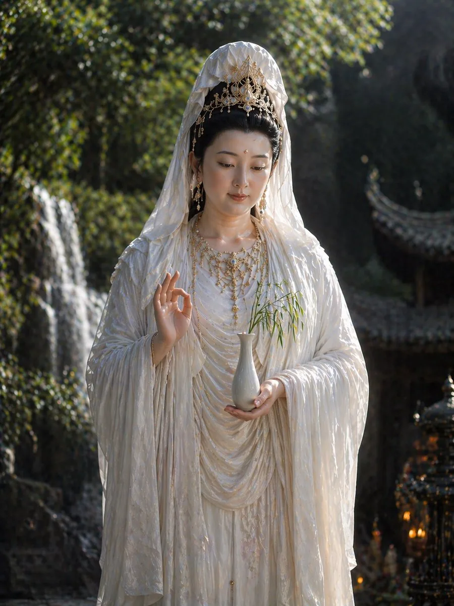 Hyper-Realistic Scriptural Deity Depiction reference