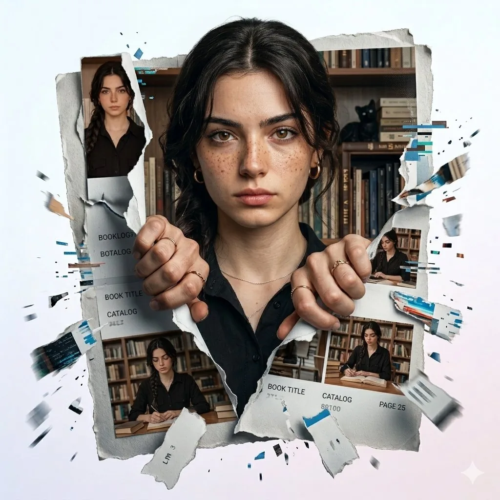 Torn Social Media Profile Art - Nano Banana Pro AI Prompt for Profile / Avatar reference