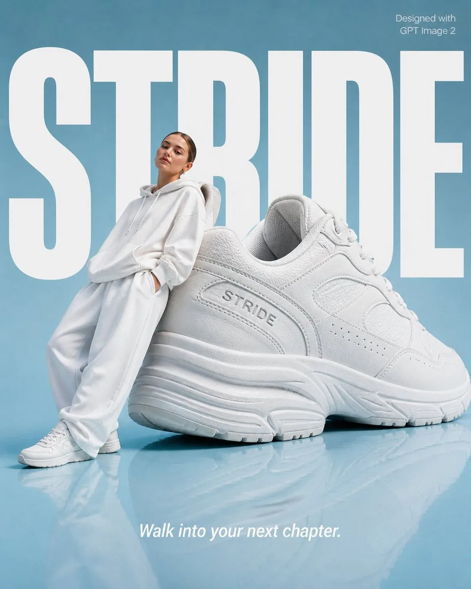 High-End Fashion 'Stride' Poster reference