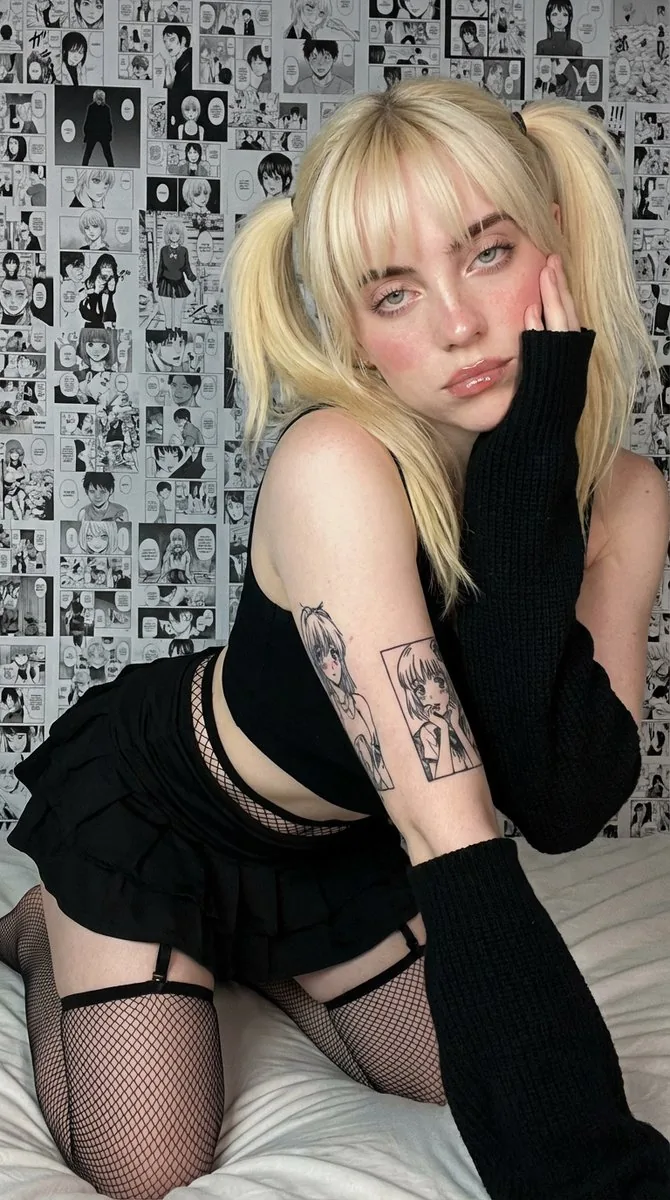 Anime-Inspired Manga Wall Portrait reference