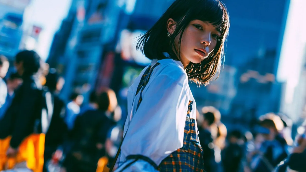 Cinematic Urban Street Portrait reference