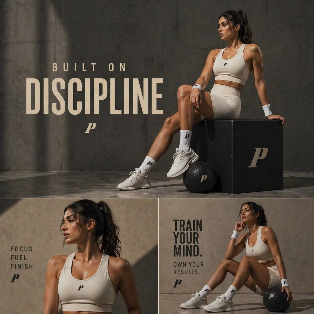 Luxury Fitness Editorial Campaign reference