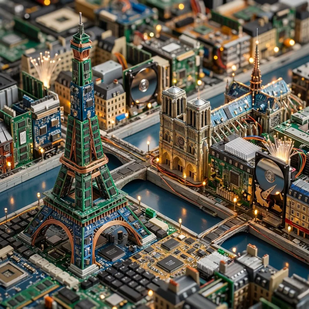 Cityscape Morphology from Material Concepts - Nano Banana Pro AI Prompt for Product Marketing reference