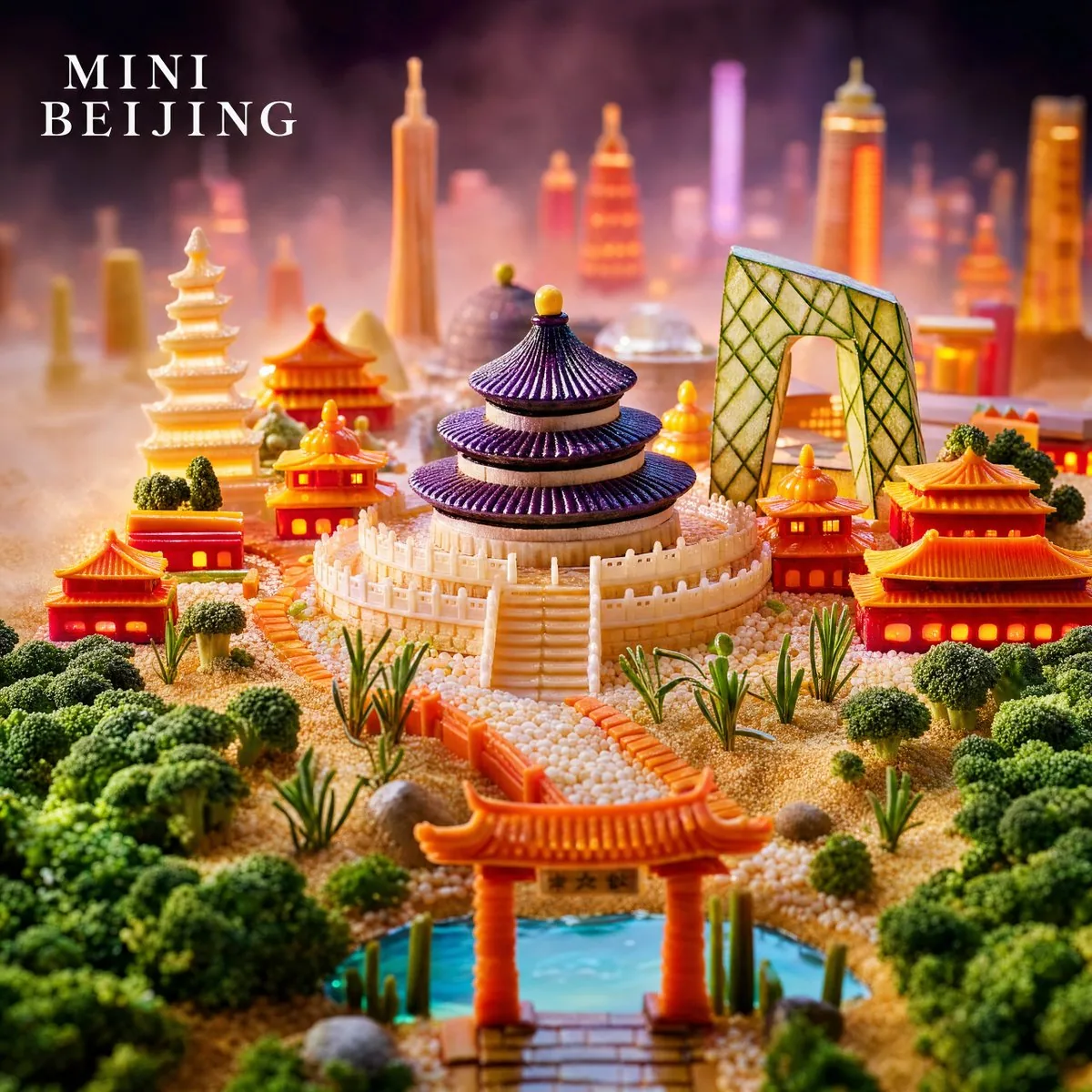 Mini Beijing Sugar Cityscape reference