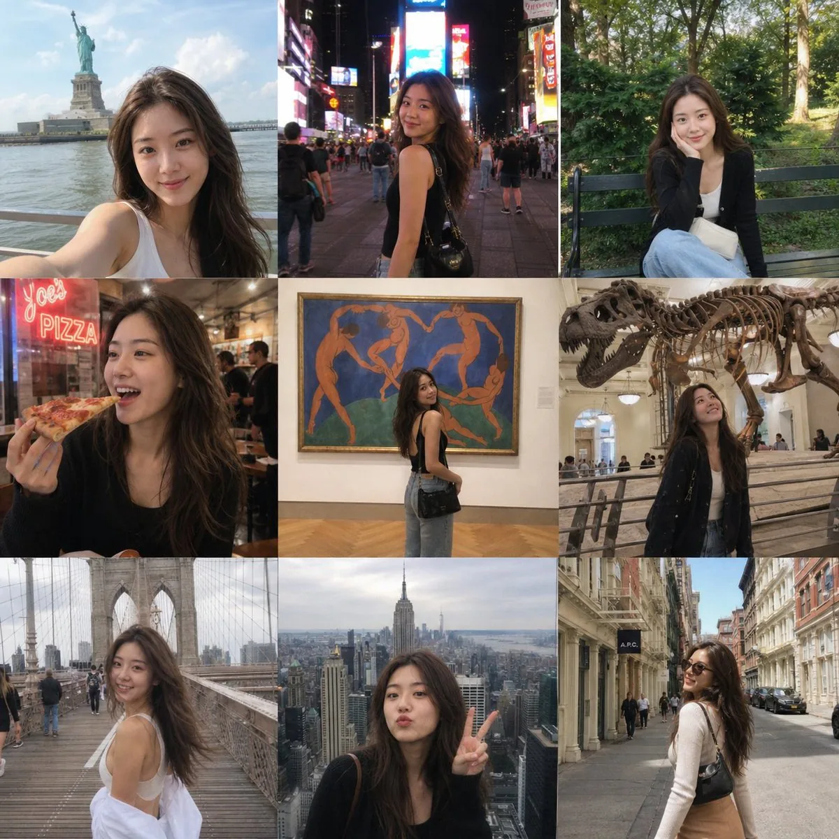 New York Tourist Instagram Grid reference