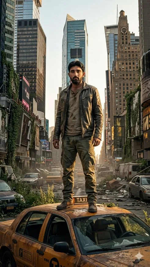 Post-Apocalyptic Taxi Survivor reference