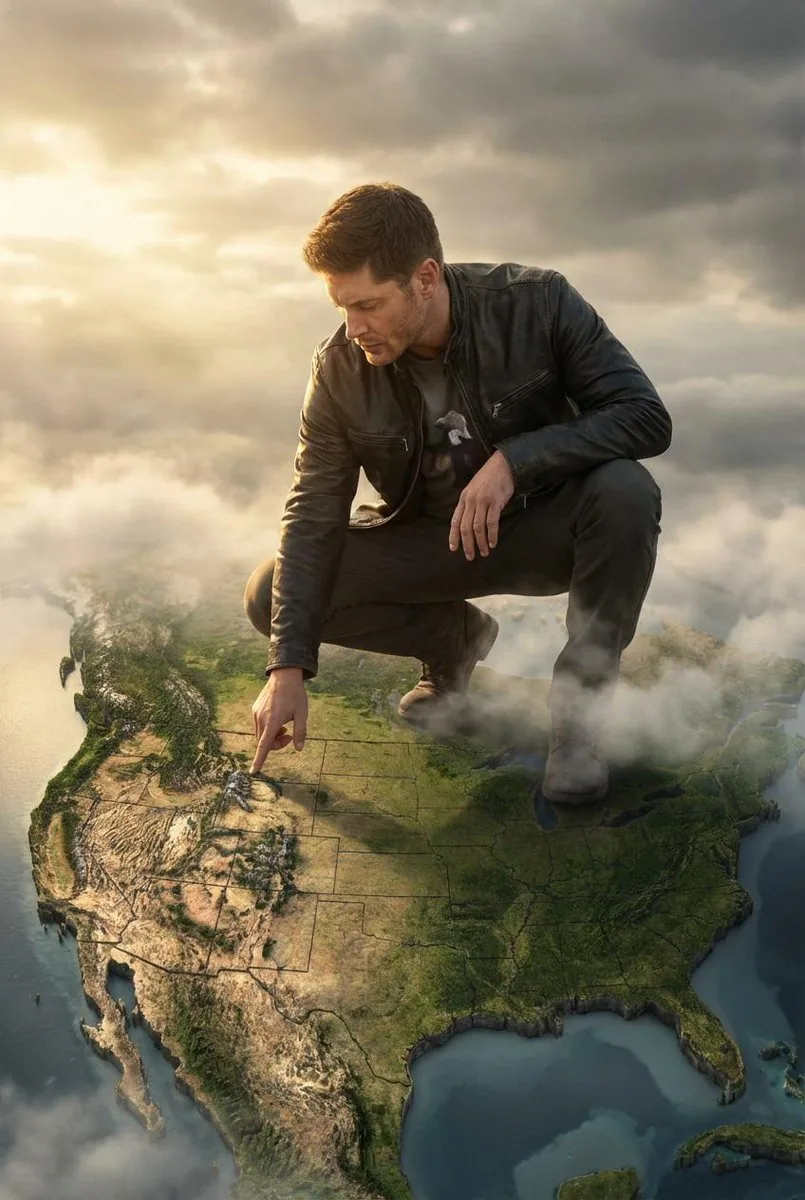Cinematic Giant 3D Relief Map reference