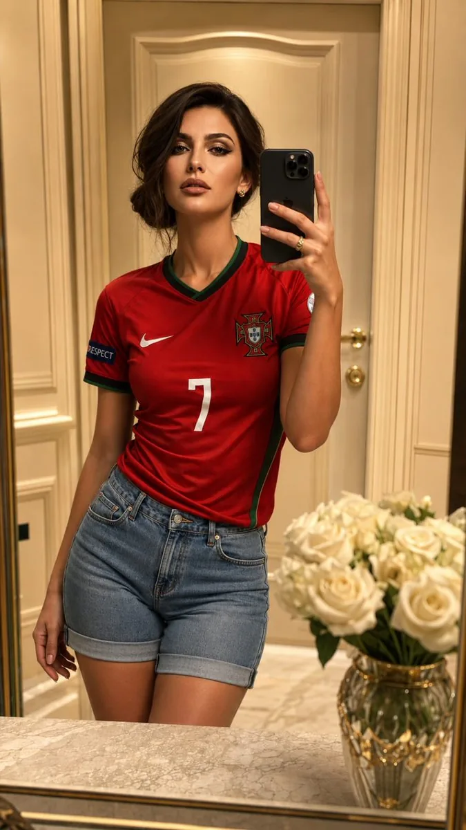 Luxury Mirror Selfie Football Jersey reference