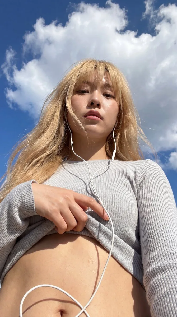 Realistic Outdoor Low Angle Sky Selfie - Nano Banana Pro AI Prompt for Social Media Post reference