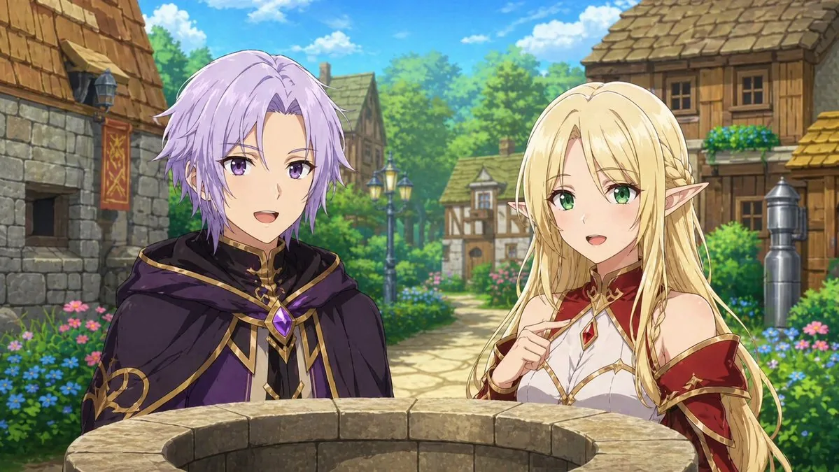 Fantasy Anime Scene Still reference