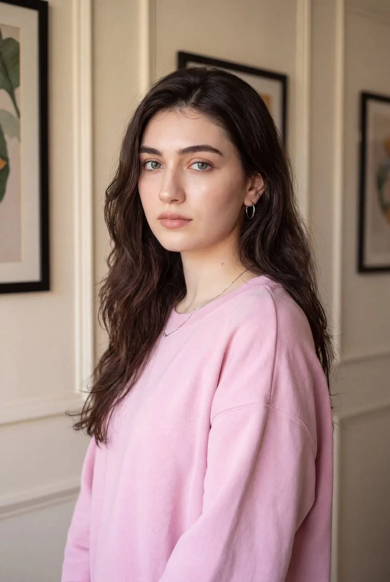 Indoor Photorealistic Woman Portrait reference