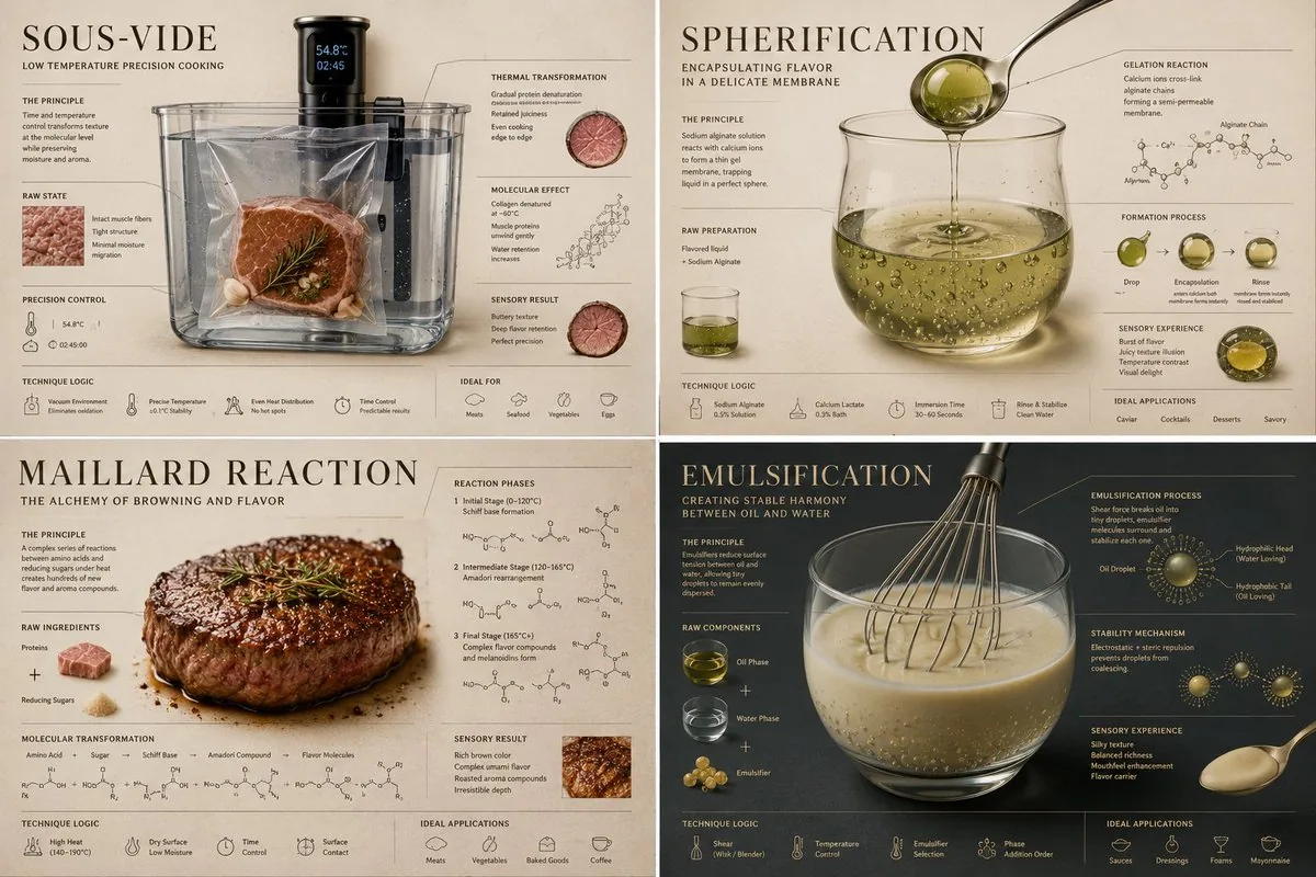 Luxury Culinary Chemistry Poster reference