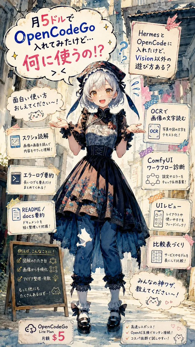 Anime OpenCodeGo Use-Case Poster reference