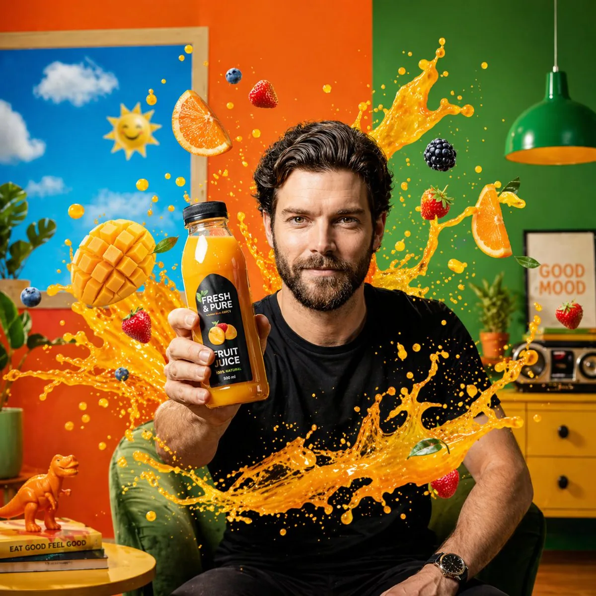 Energetic Juice Advertisement Scene reference