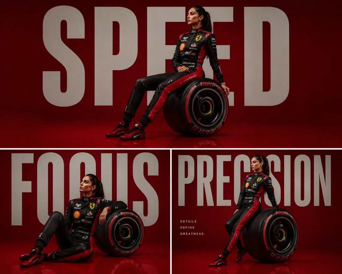 Luxury Formula 1 Triptych Poster reference