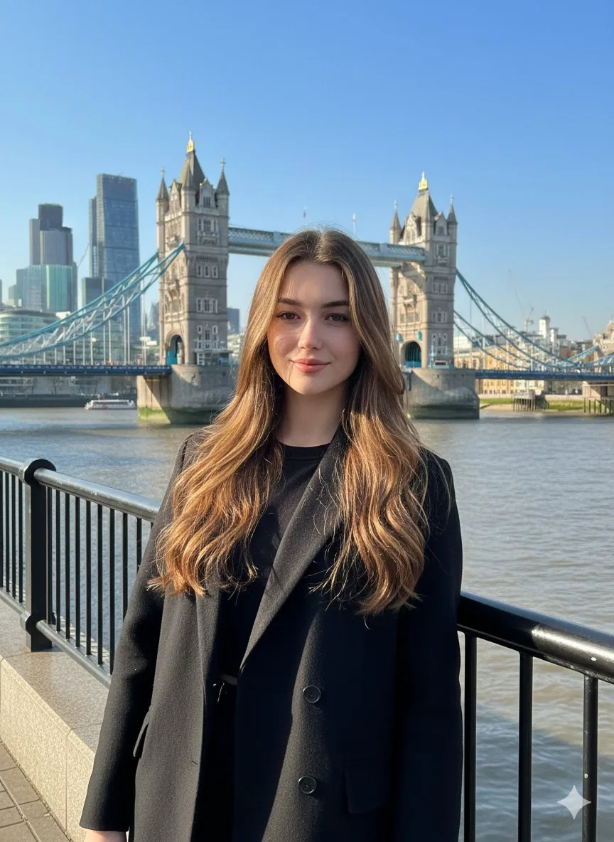Photorealistic Travel Portrait with Identity Lock - Nano Banana Pro AI Prompt for Social Media Post reference