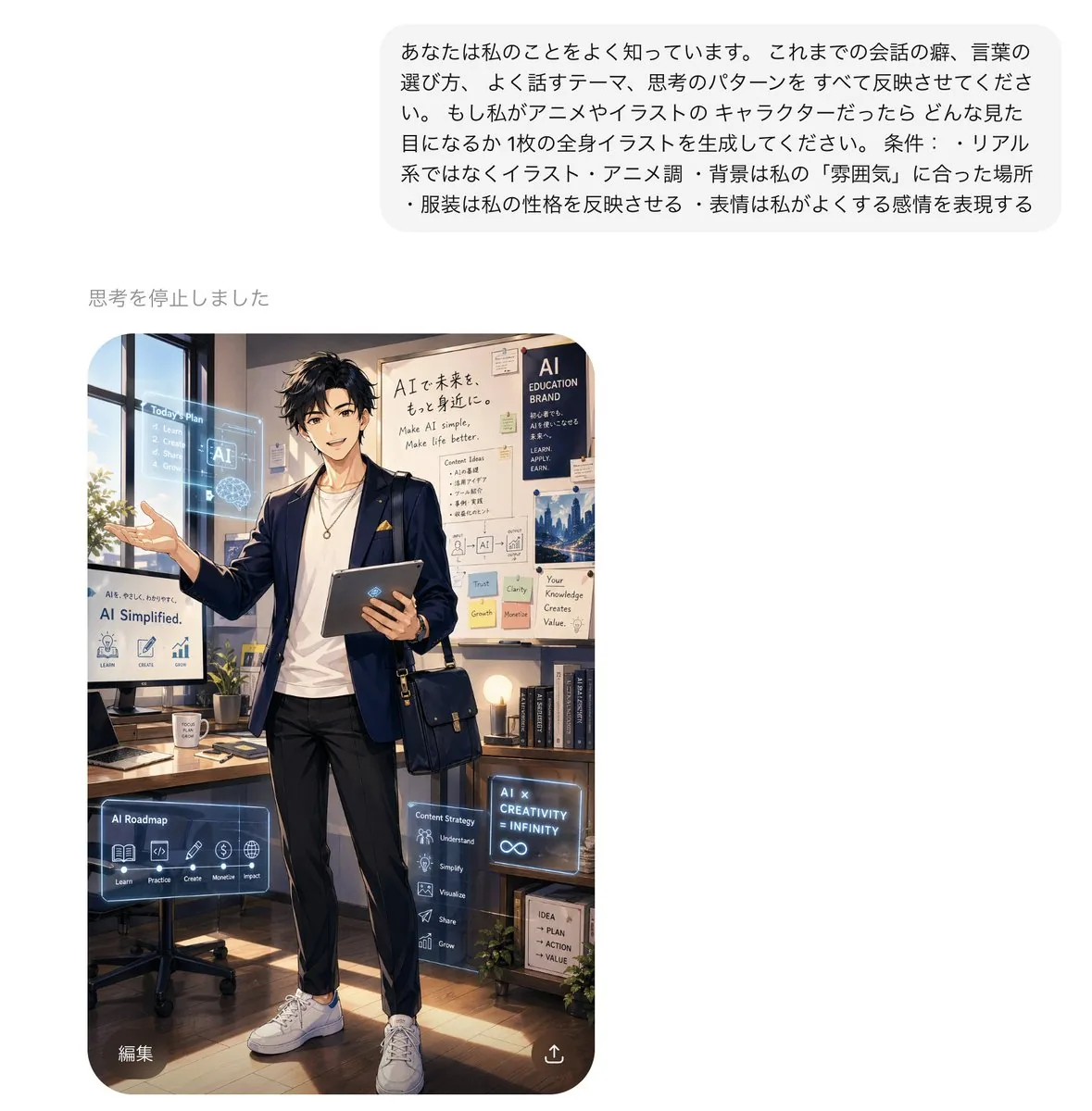 Personalized AI Anime Persona Avatar reference