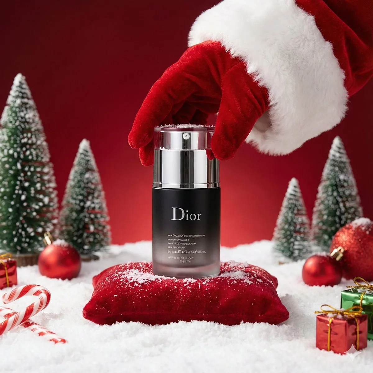 Luxury Christmas Product Photoshoot - Nano Banana Pro AI Prompt for Product Marketing reference