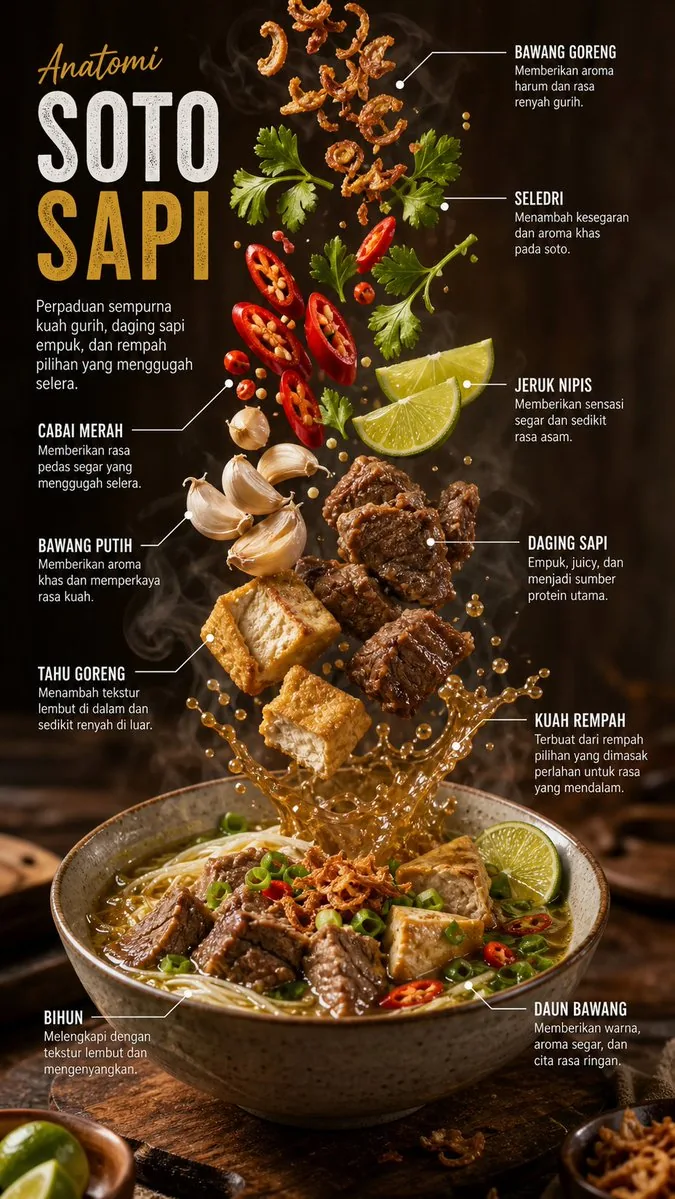 Editorial Food Infographic Poster reference