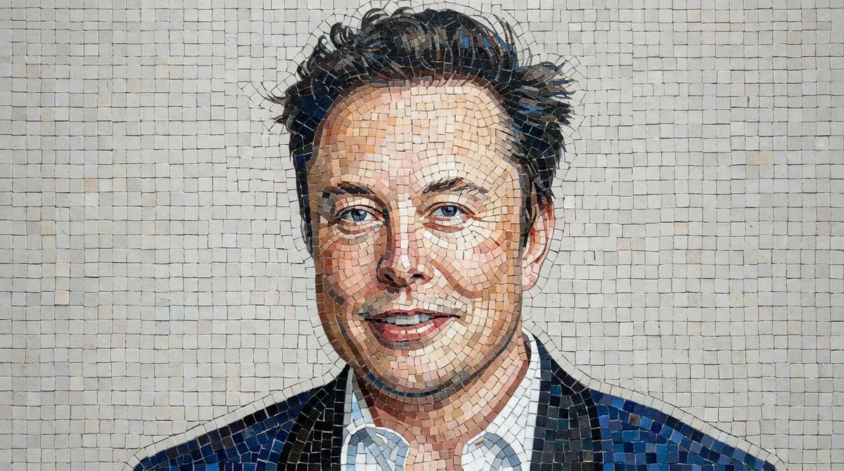 Mosaic Portrait Style Image reference