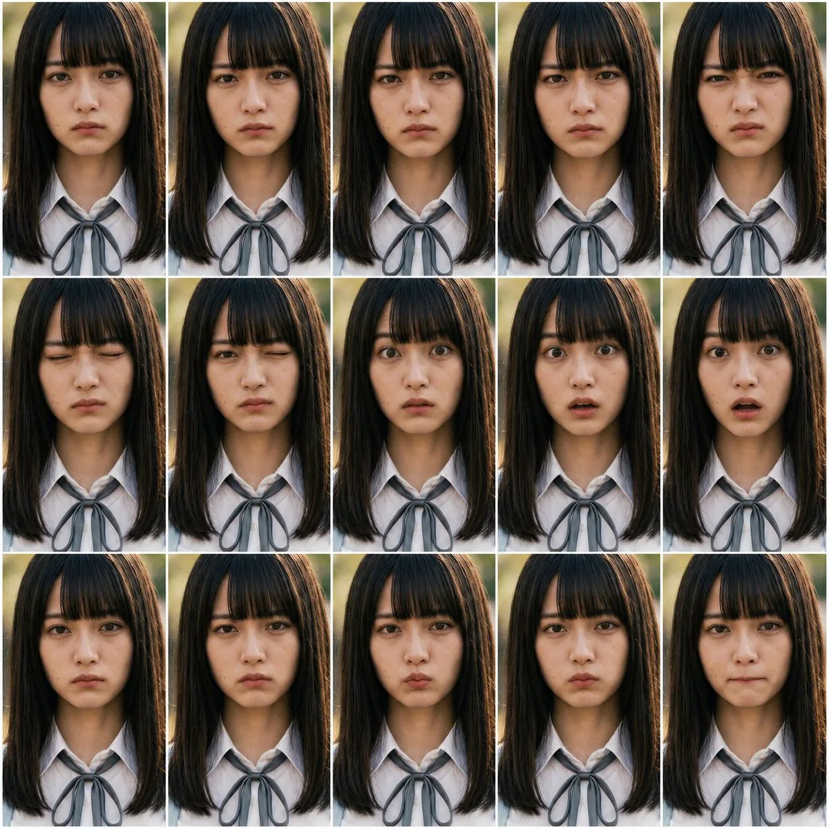 Photoreal FACS Expression Grid reference