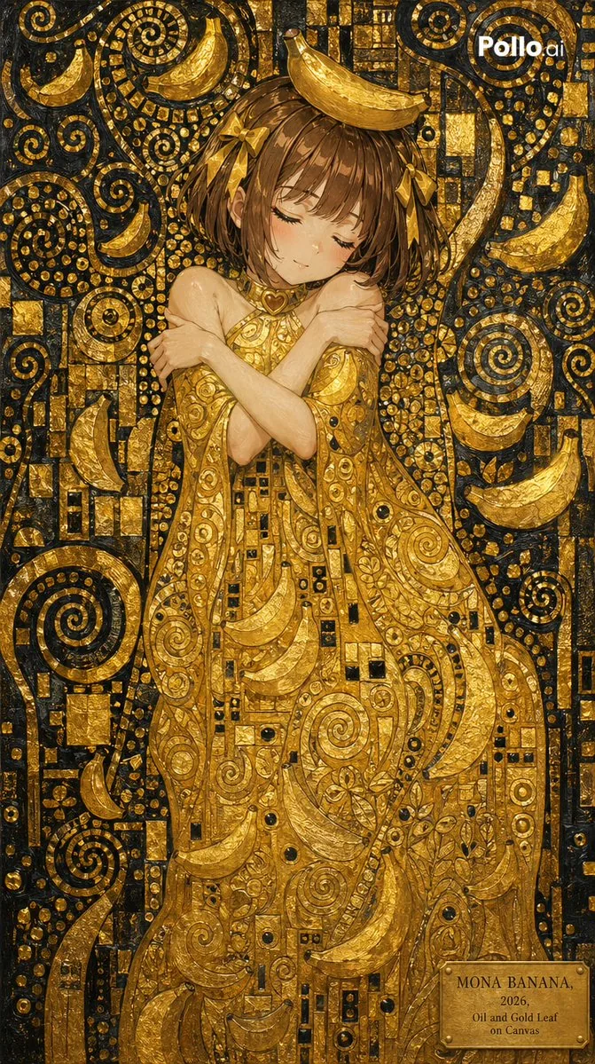 Klimt-Style Character Art reference