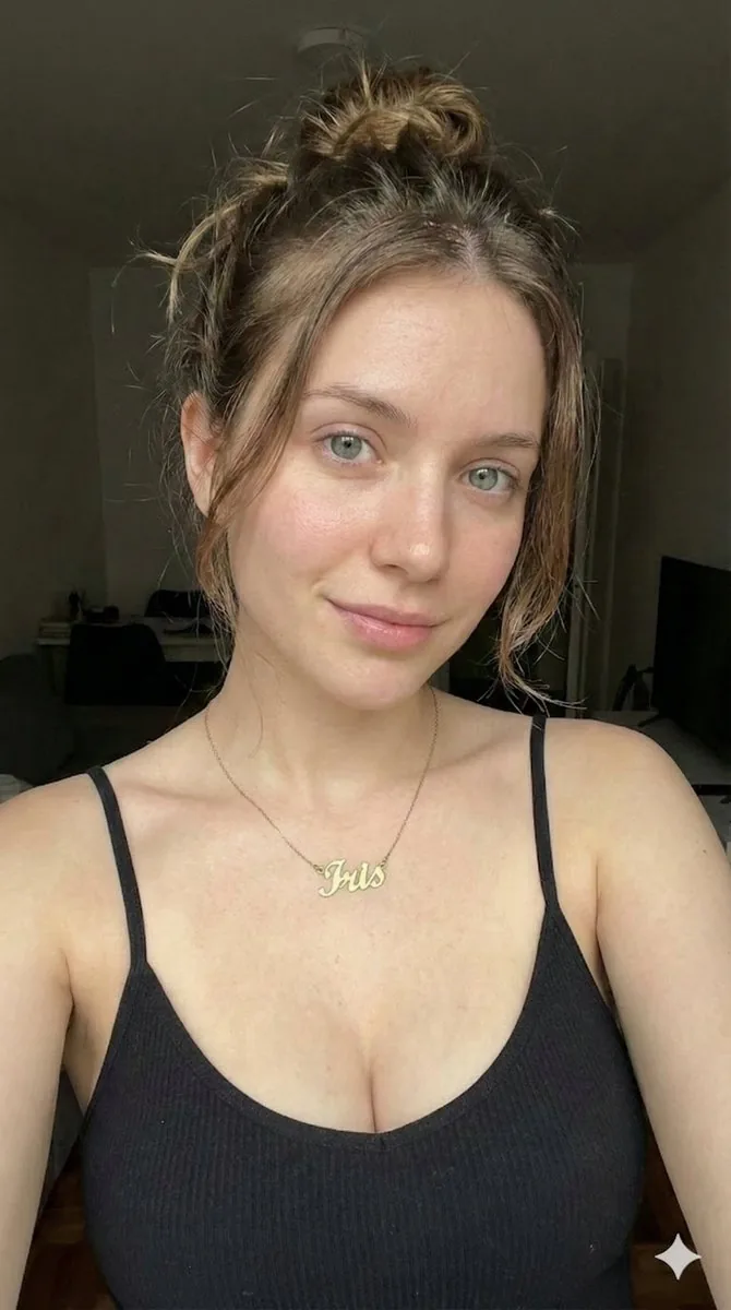 Low-Key Close-up Portrait with Nameplate Necklace - Nano Banana Pro AI Prompt for Profile / Avatar reference