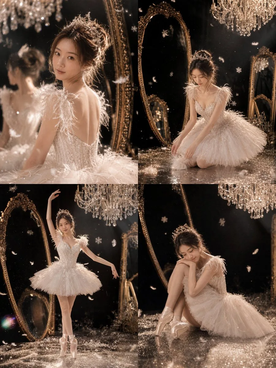 Luxury Ballet Couture Portrait Series reference