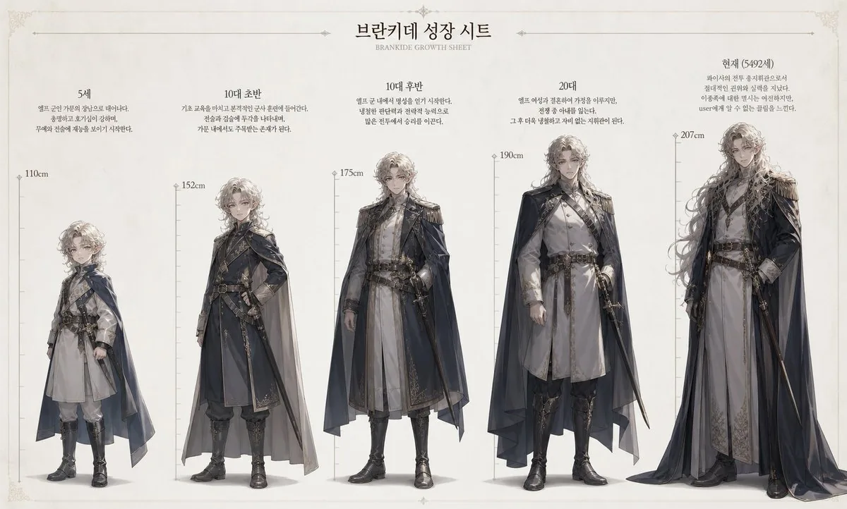 Character Growth Sheet Generator reference