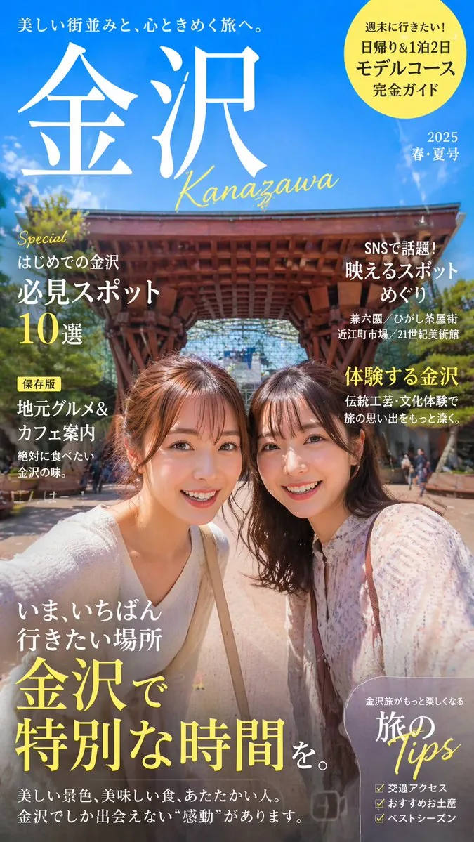 Coordinate-Based Tourism Magazine Cover reference