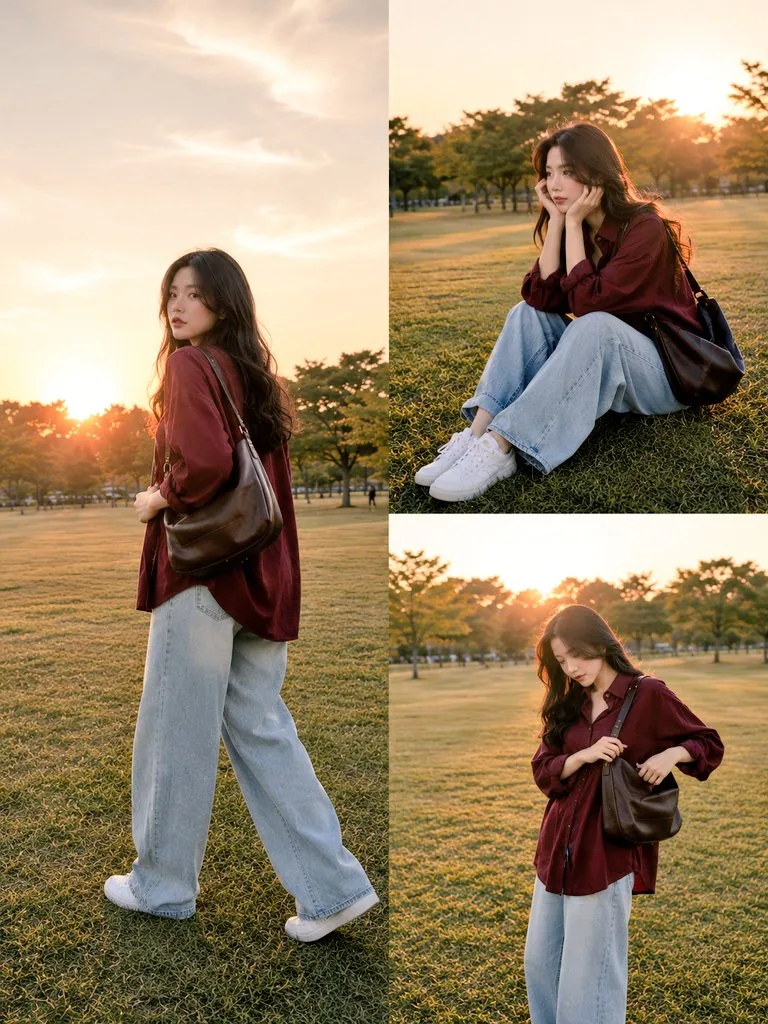 Lifestyle Fashion Candid Collage reference