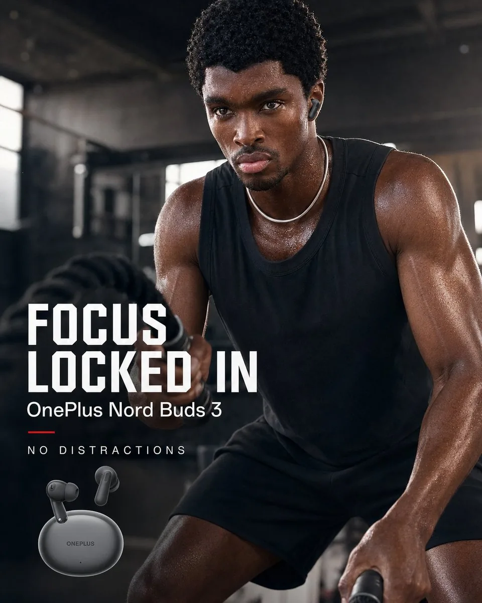 OnePlus Fitness Earbuds Ad reference