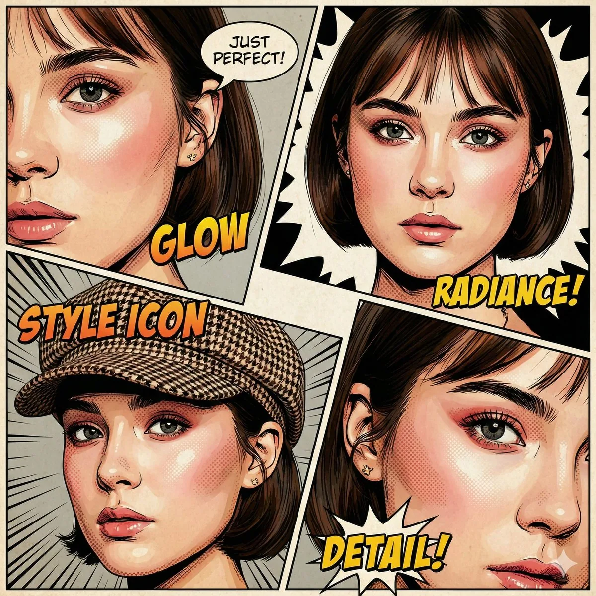 Image-to-Comic Style Conversion Prompt reference