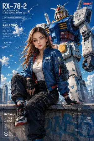 Anime Style Mecha Fashion Editorial
