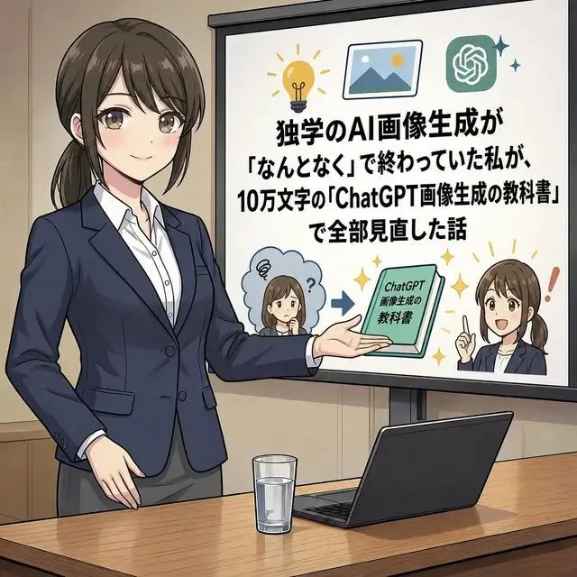 Anime AI Course Presentation Thumbnail reference