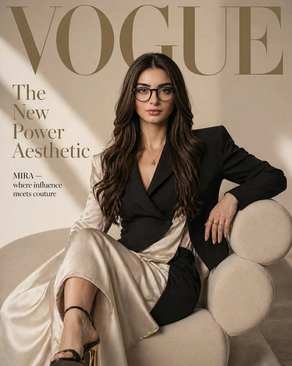 Vogue Fashion Magazine Cover reference